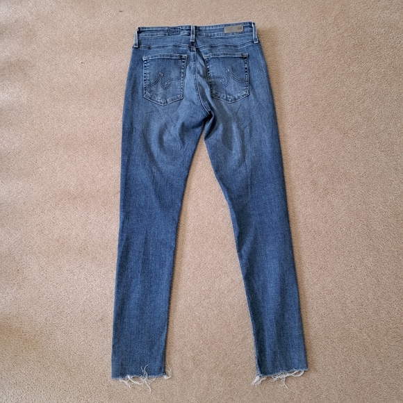 Adriano Goldschmied Jeans Womens 28 Blue Denim The Farrah Skinny Ankle High Rise - Picture 10 of 13